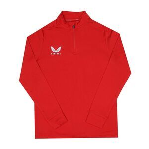 Castore Childrens/Kids Adapt Quarter Zip Sweatshirt / Red